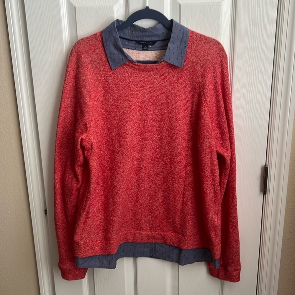 ladies Tommy Hilfiger size xl sweater‎ with attached shirt